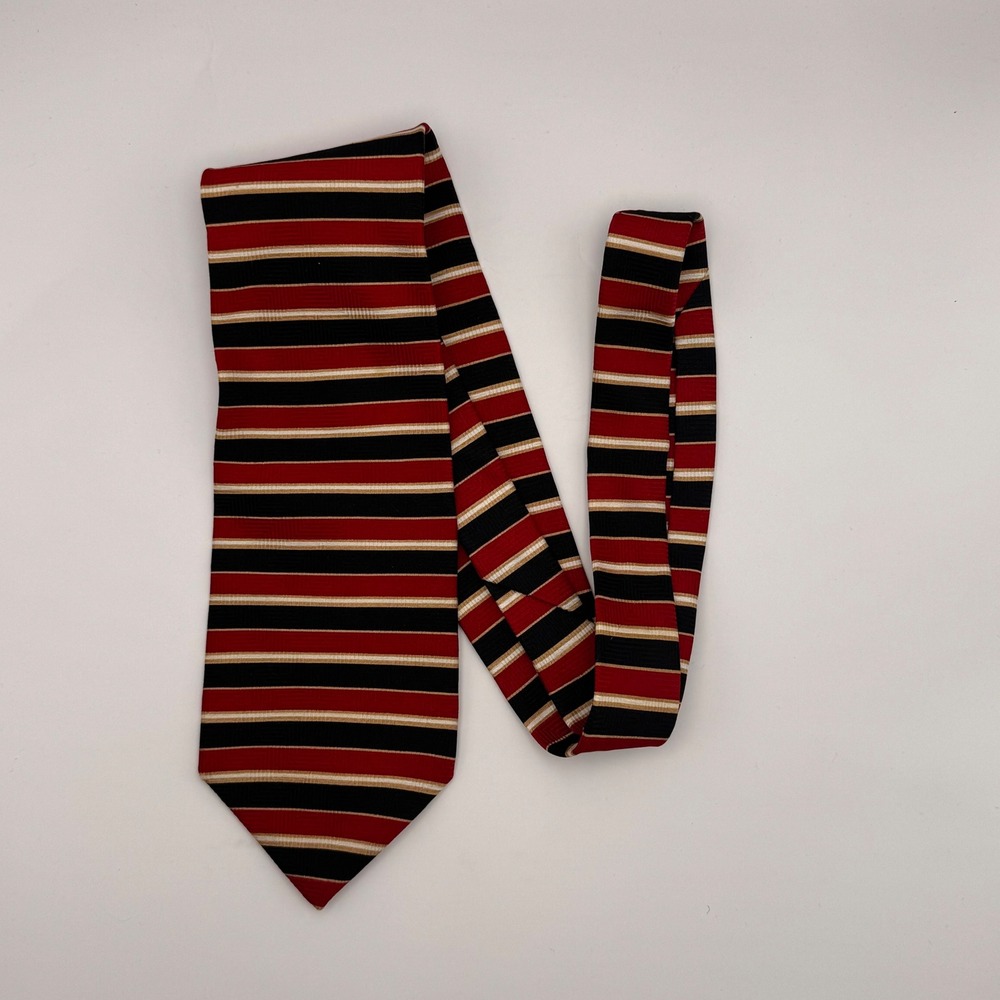 Umberto Bossi Roma‎ Milano Striped Necktie All Silk Men's Formal Accessory